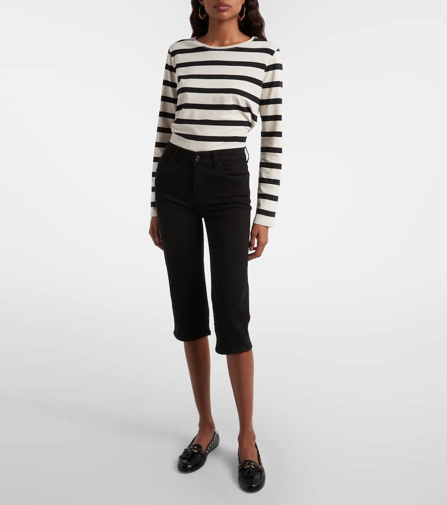 Slim Illusion capri jeans