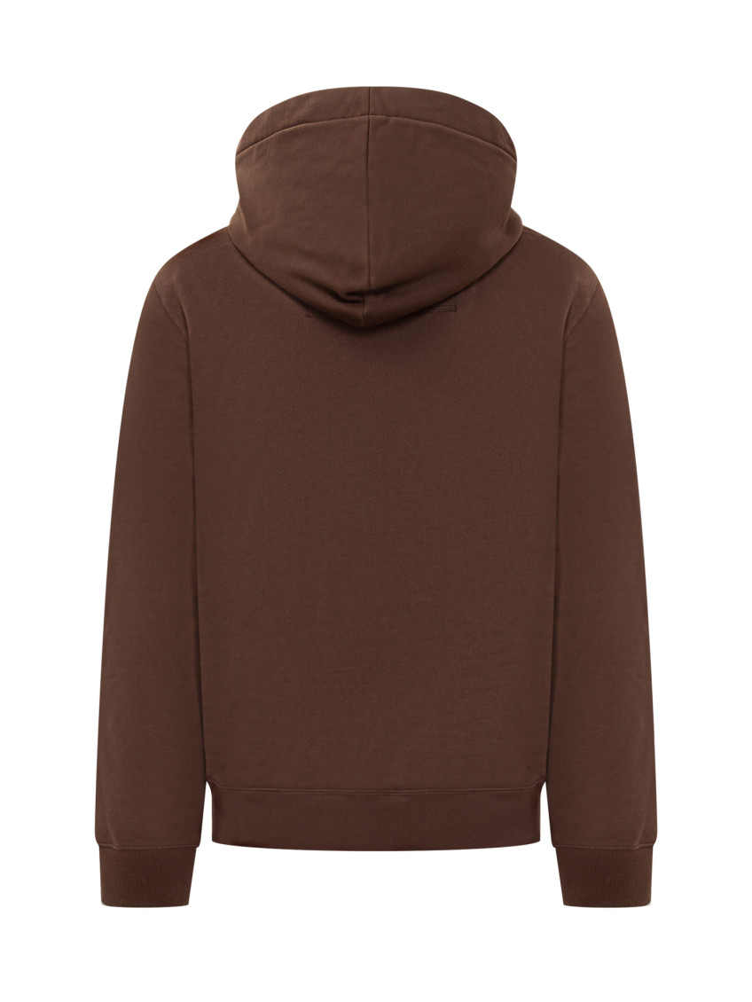 Dark Brown Hood Sweatshirt