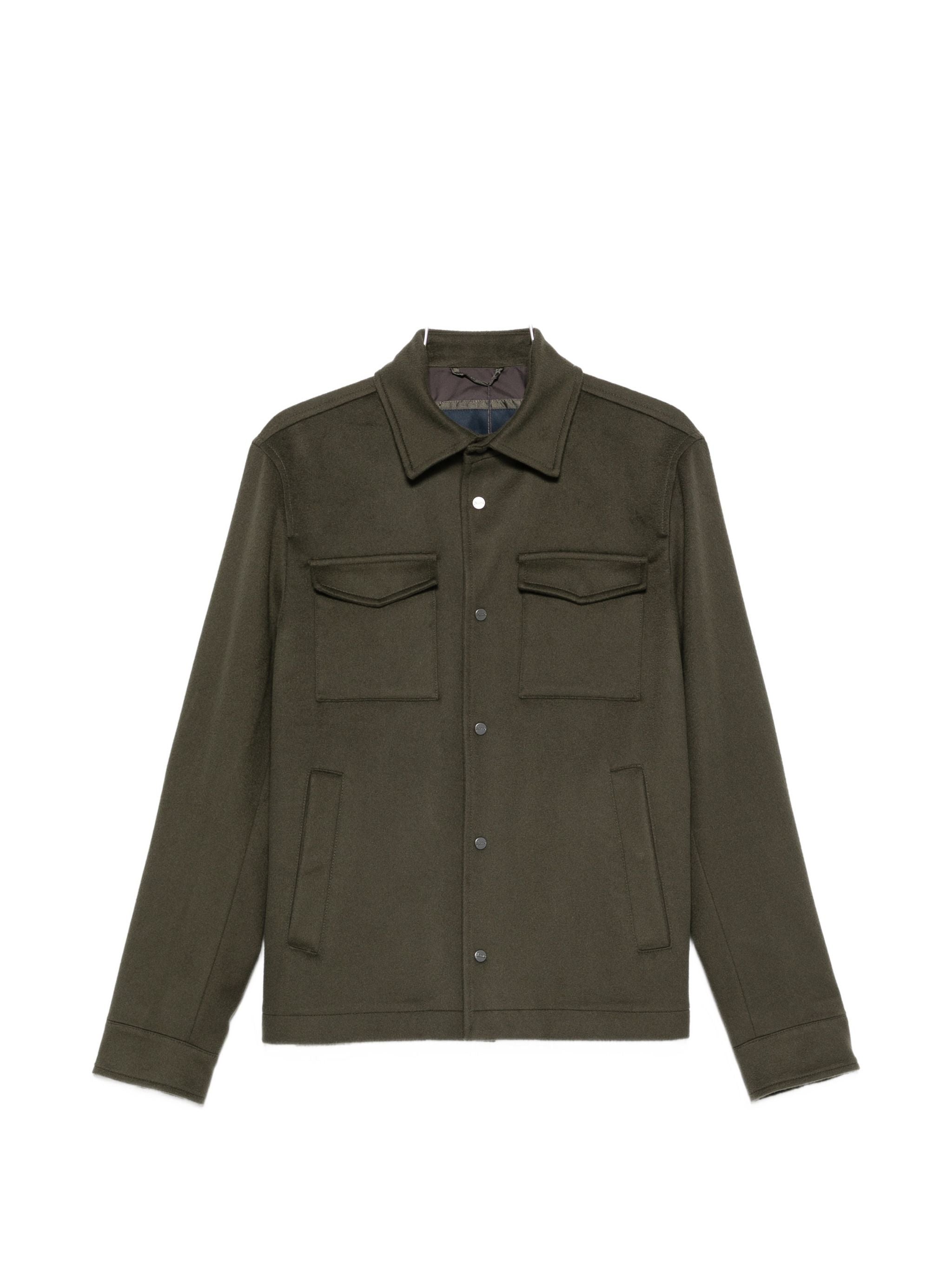 Men's Button-Up Chest-Pocket Jacket