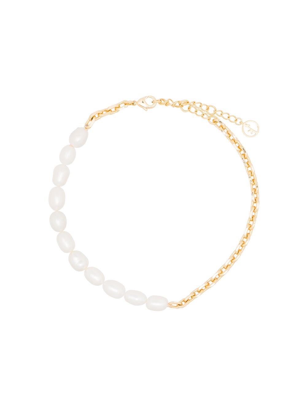 Pearl chain anklet - GOLD