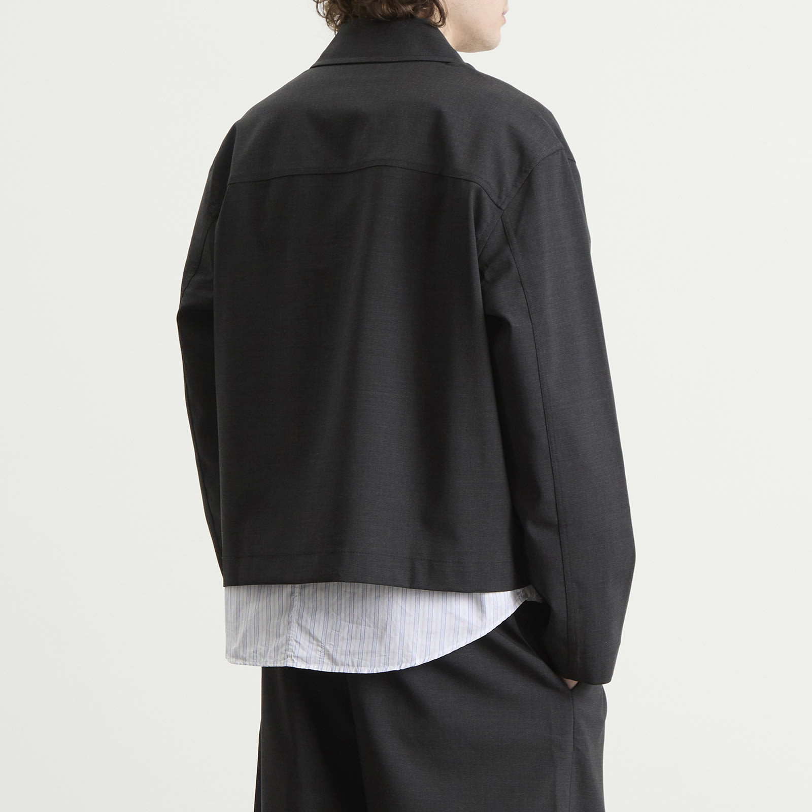 Men's Petrol Jacket in Charcoal