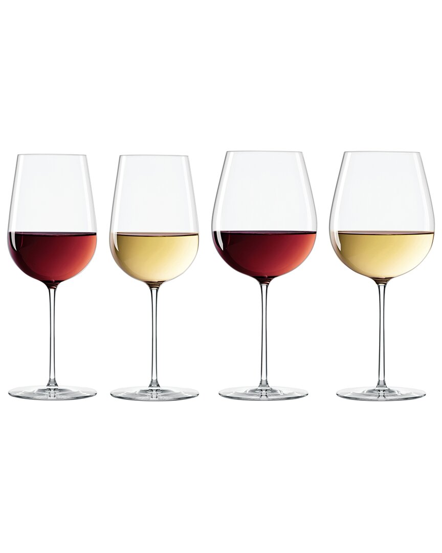 Signature Series 4pc Warm & Cool Region Wine Glasses Set