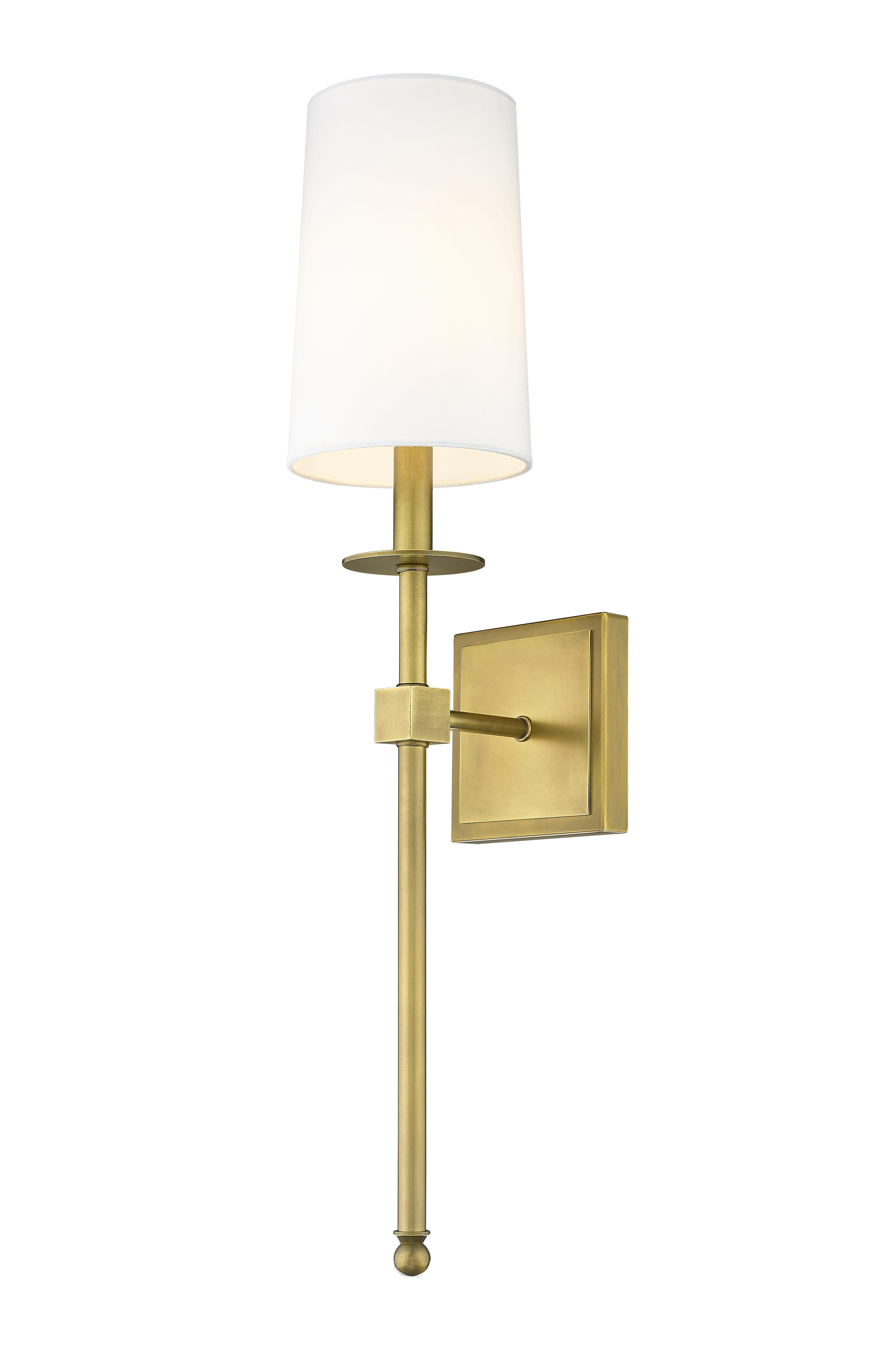 Camila 1-Light Wall Sconce In Rubbed Bra