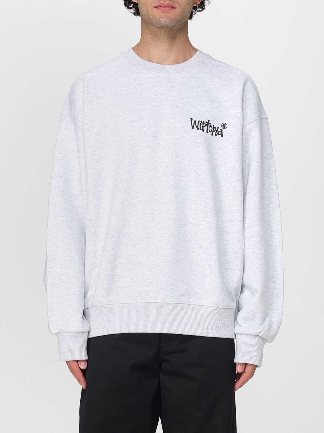 Sweatshirt Men color Grey