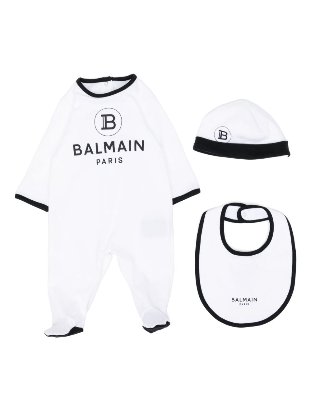 Two-piece babygrow sets - White