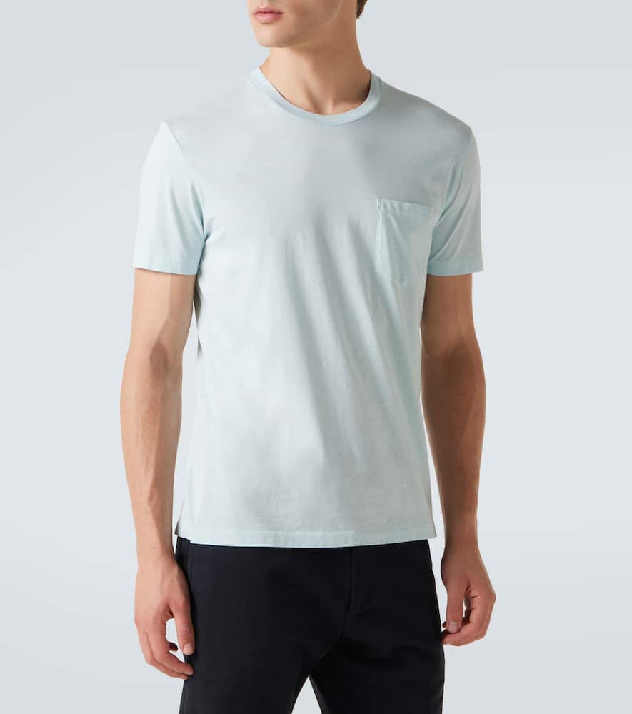 Cotton and silk jersey T-shirt