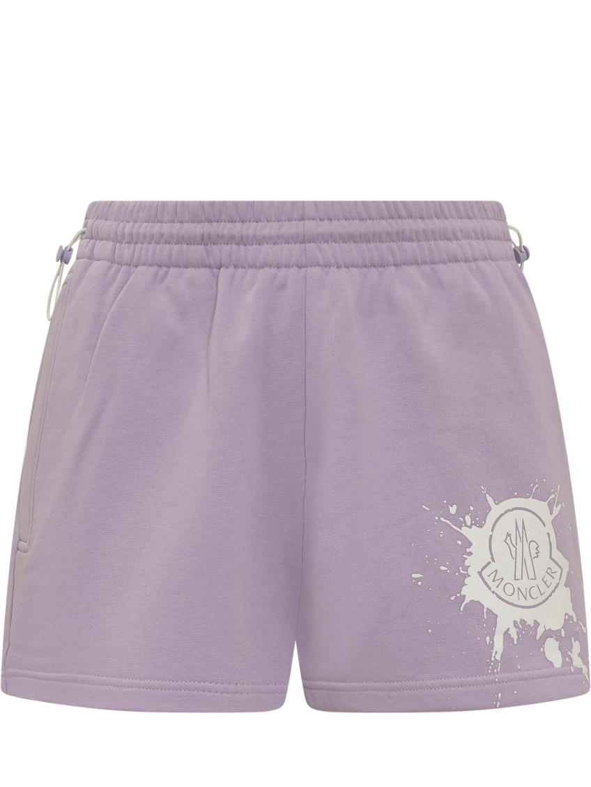 Printed Cotton Shorts