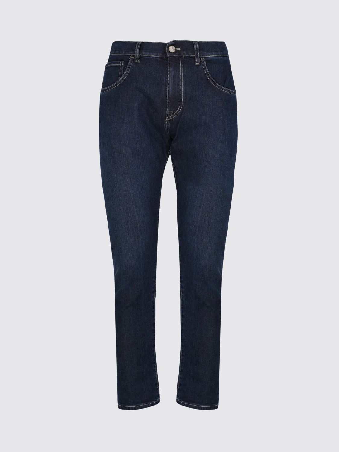 Pants Men color Denim