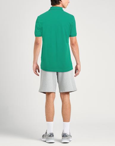 La Martina Man Polo shirt Emerald green Size M Cotton