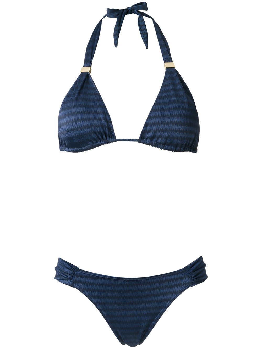 Triangle bikini set - Blue