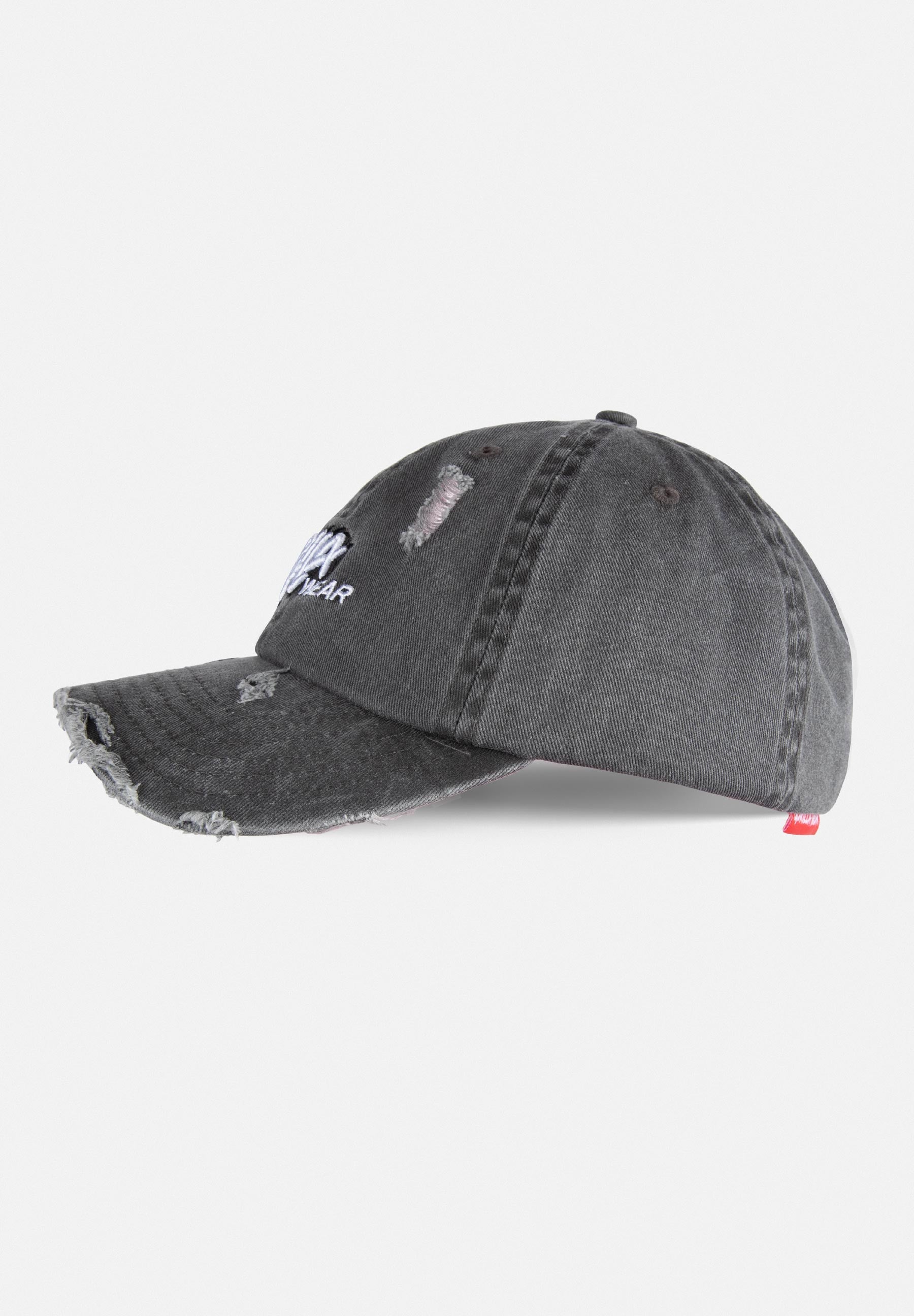 Galway Distressed Cap - Washed Gray