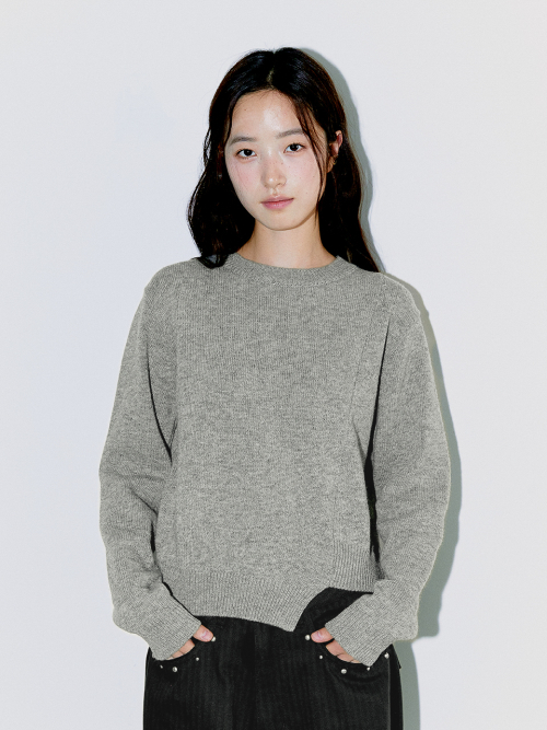 DIAGONAL CUTTING KNIT