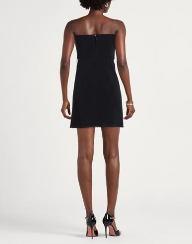 Woman Mini dress Black Size 2 Viscose, Acetate, Elastane, Polyamide, Cotton