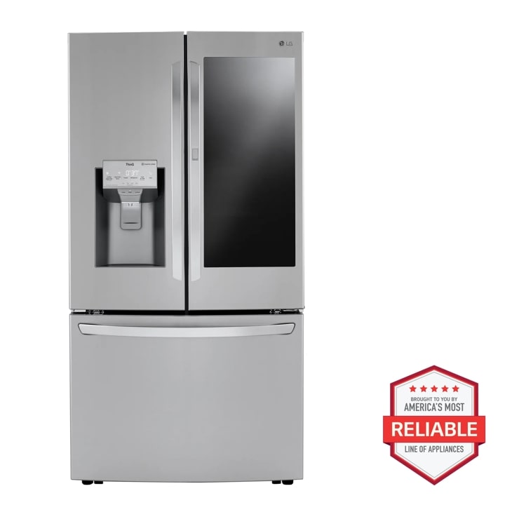LG Smart InstaView® Door-in-Door® Counter-Depth Refrigerator with Craft Ice™, Stainless Steel, . ft