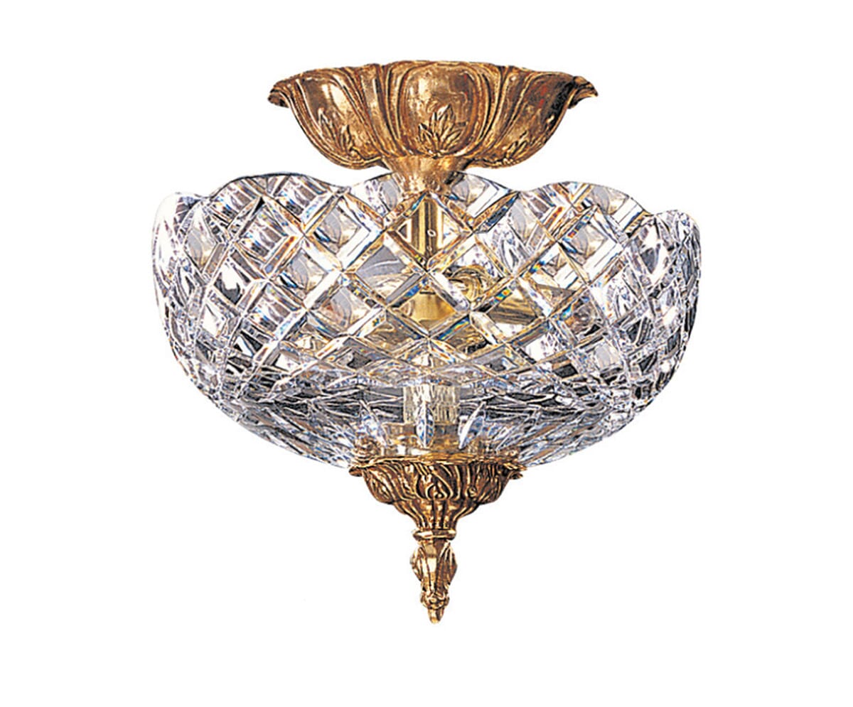 2-Light 10" Ceiling Light in Olde Bra