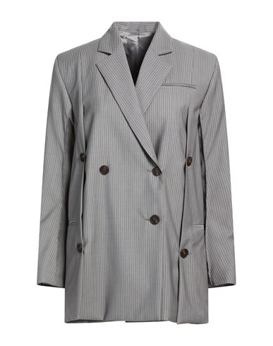 Woman Blazer Grey Size 2 Virgin Wool