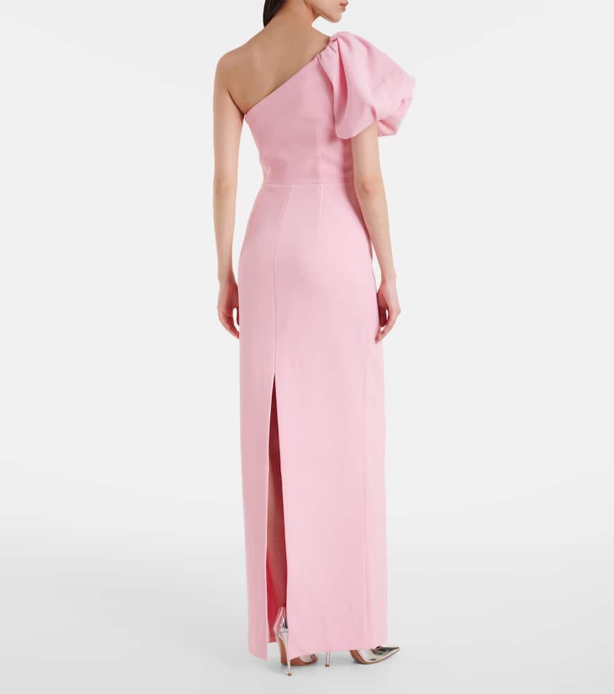 Rebecca Vallance Isabella asymmetric crepe gown