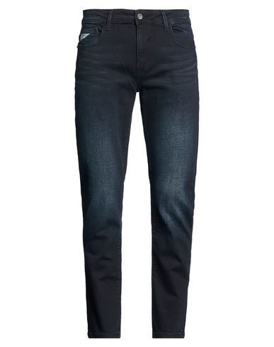 Man Jeans Black Size 33 Cotton, Elastane