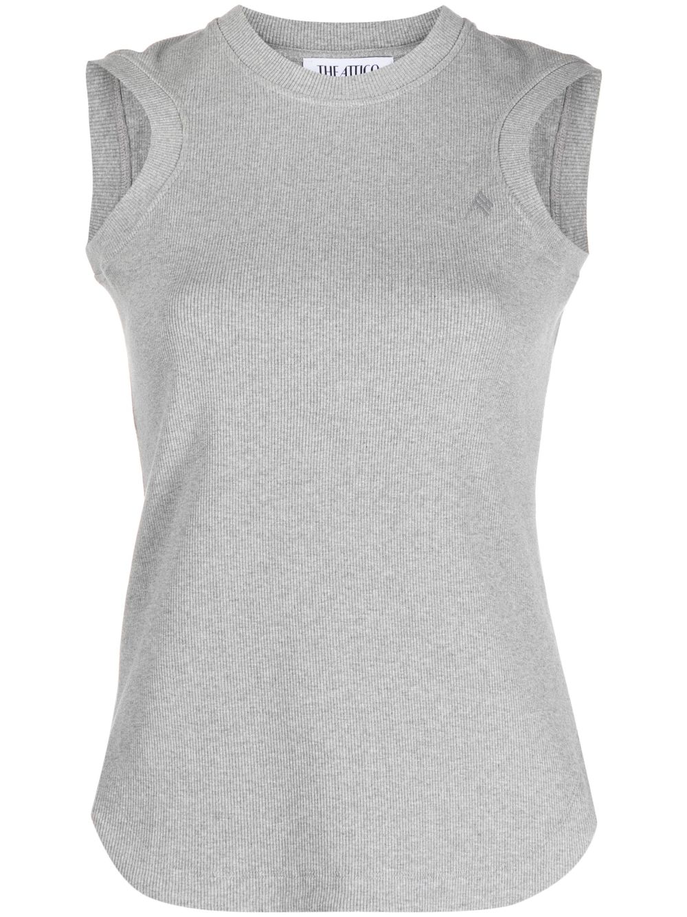 Reese ribbed tank top - Grey