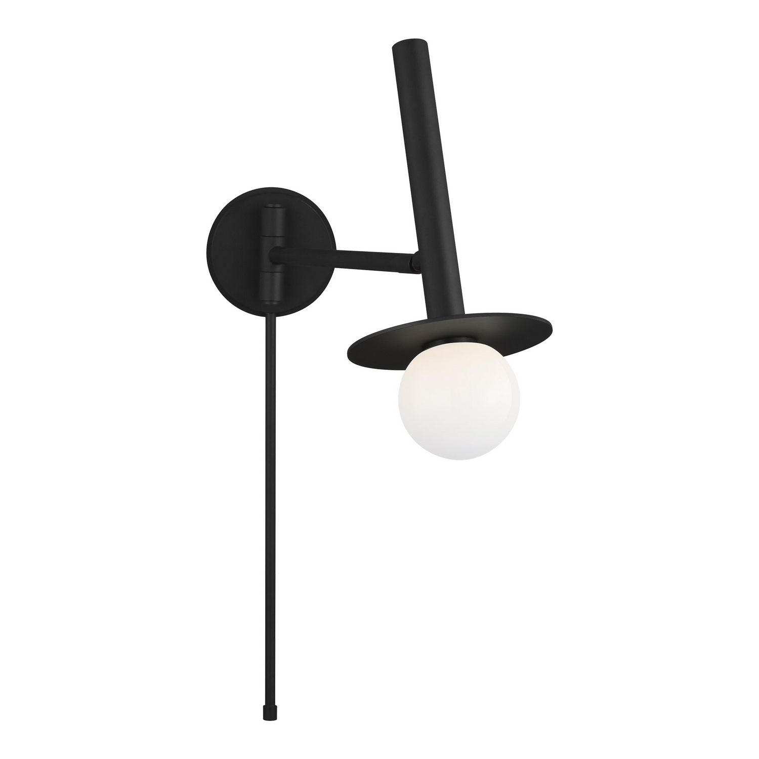 Visual Comfort Studio Nodes Wall Sconce in Midnight Black by Kelly Wearstler