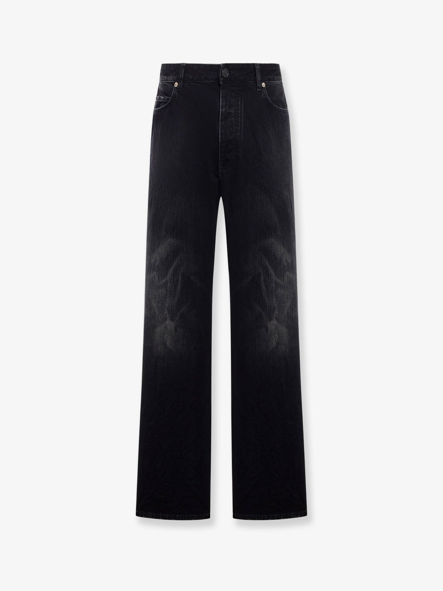 Black Denim Jeans — Black