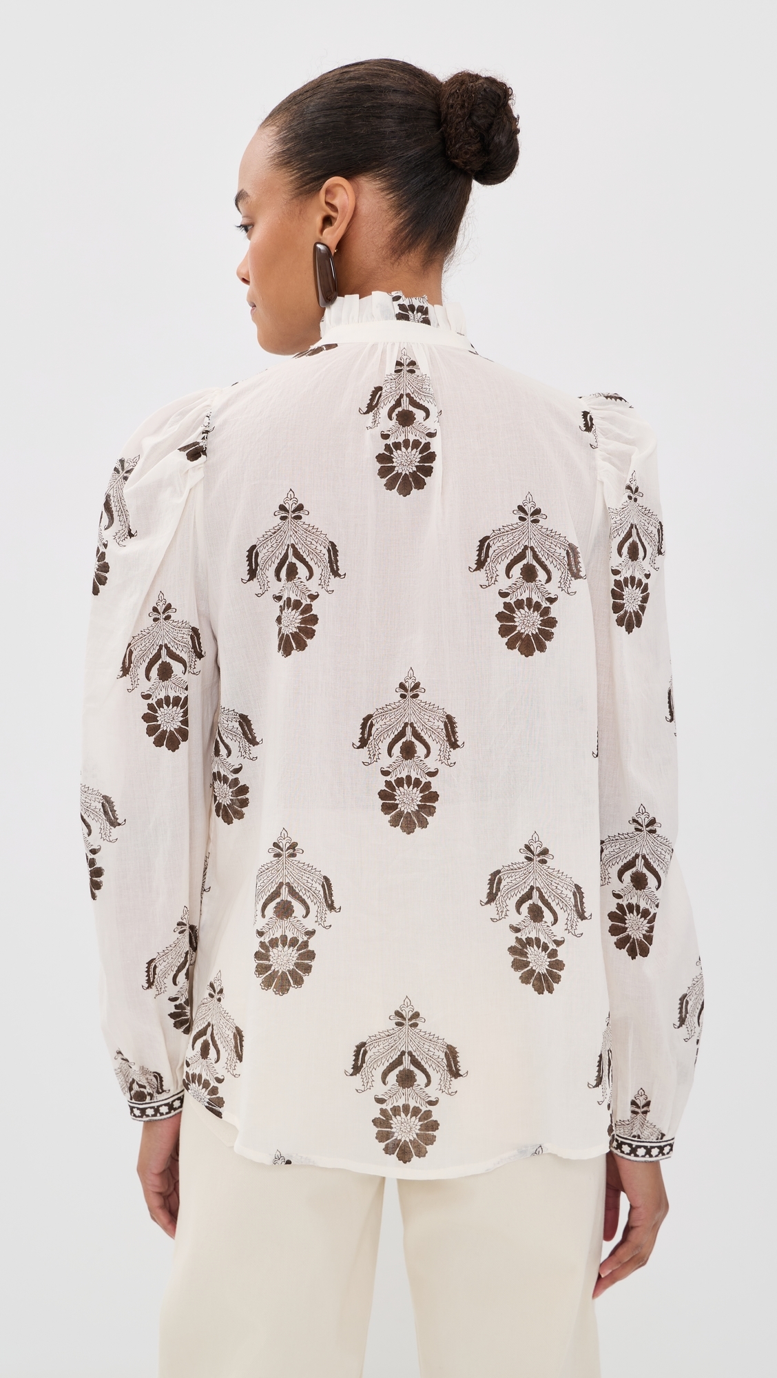 Annabel Java Cactus Shirt Off-White