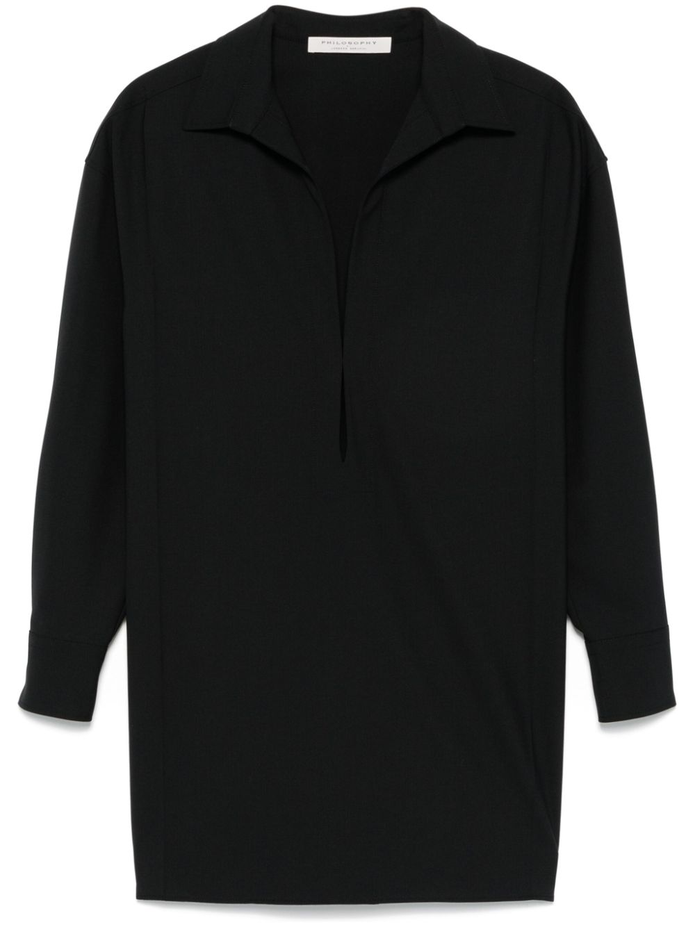 Shift mini dress - Black