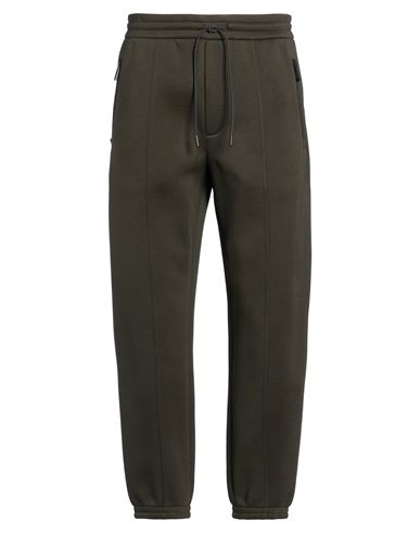 Man Pants Dark green Size L Modal