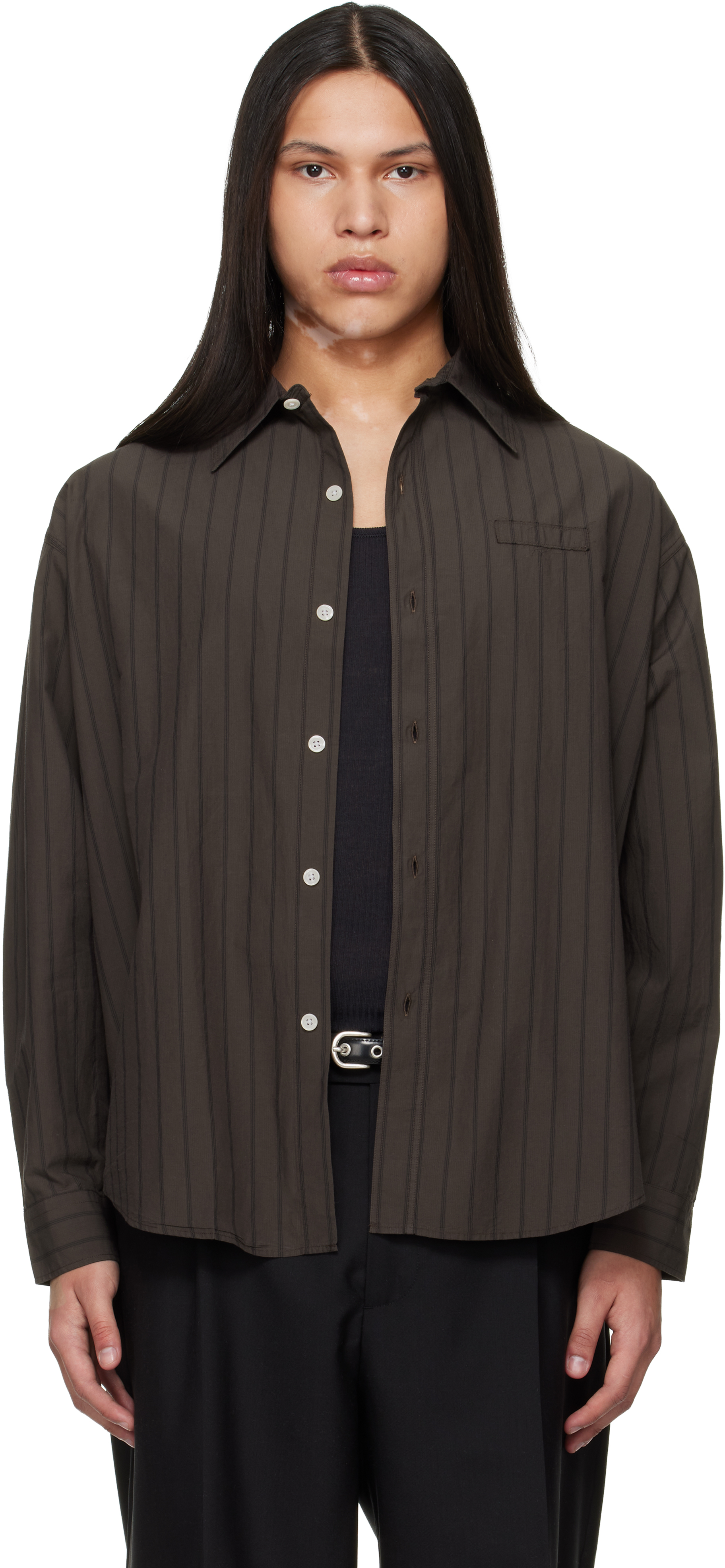 Brown Essay Shirt