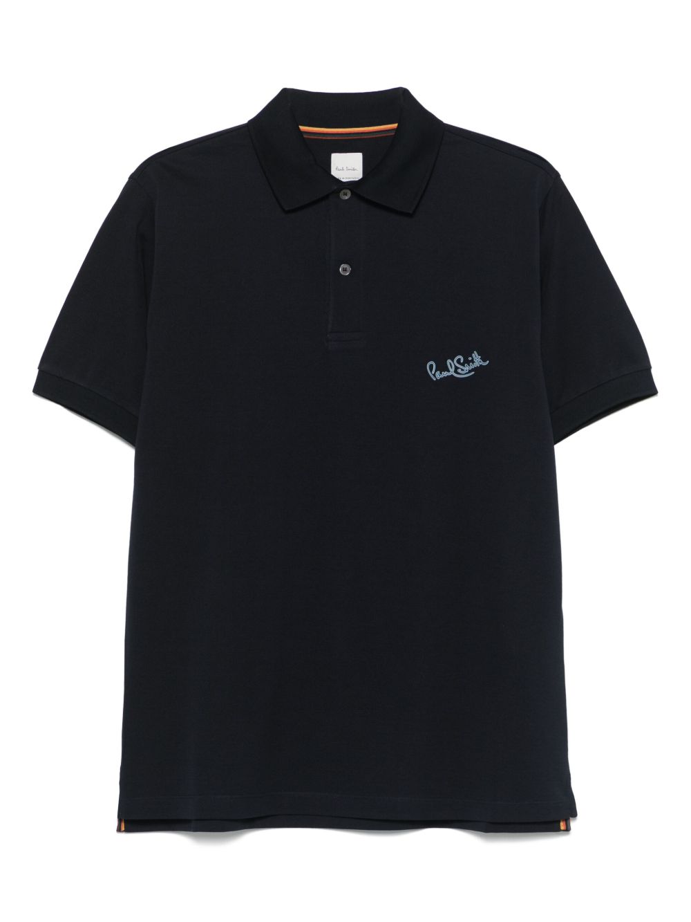 Paul Smith Signature-logo polo shirt - Blue