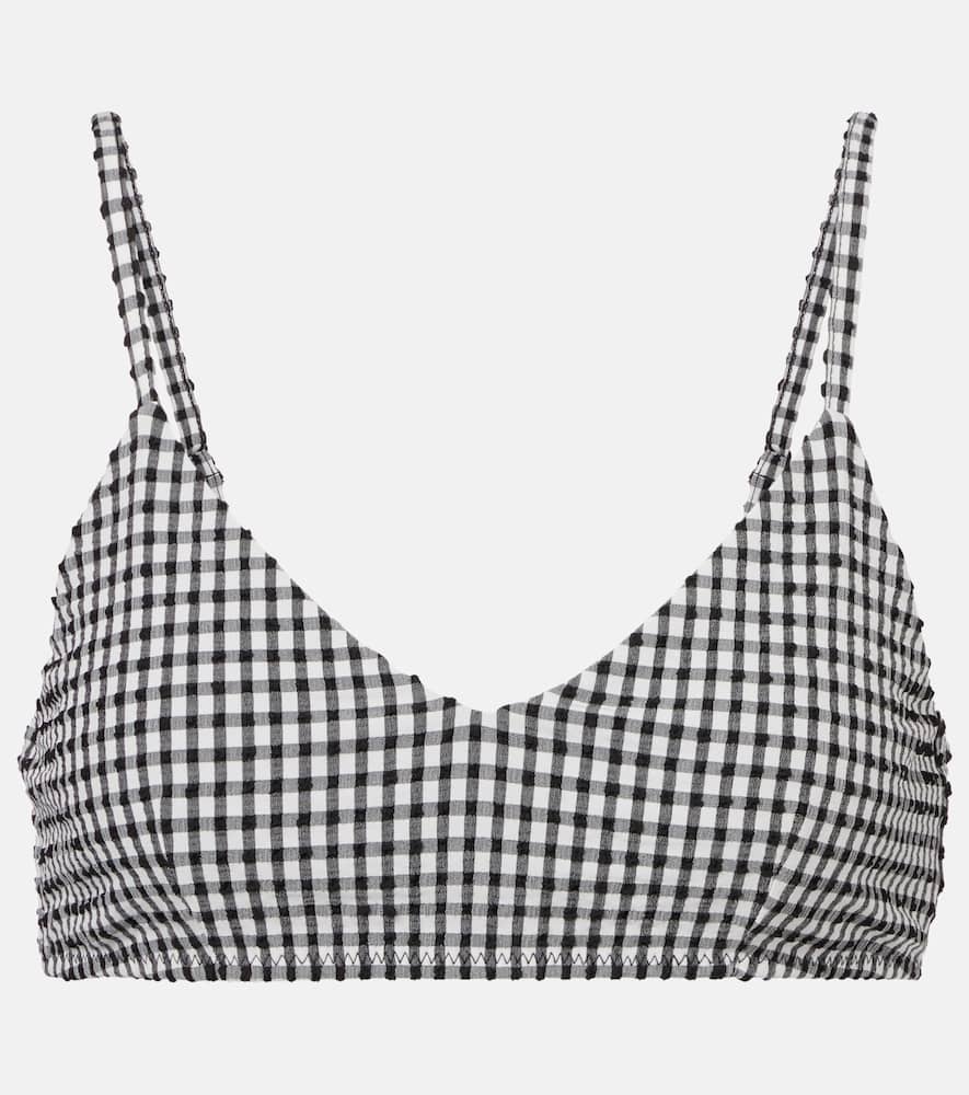 Róhe Gingham bralette