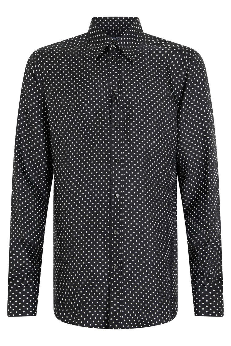 Black Polka Dot Shirt