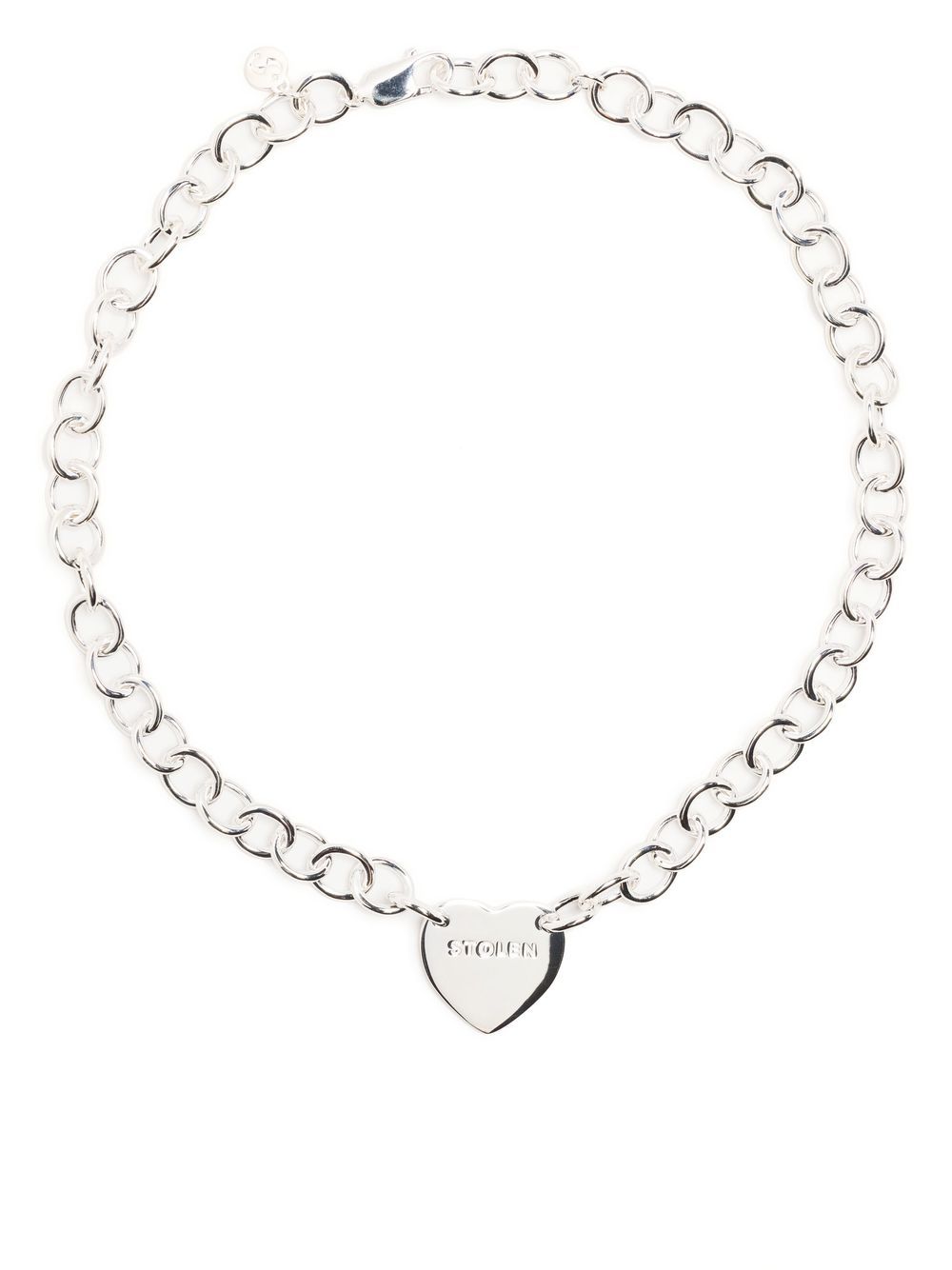 Cold Heart sterling silver choker