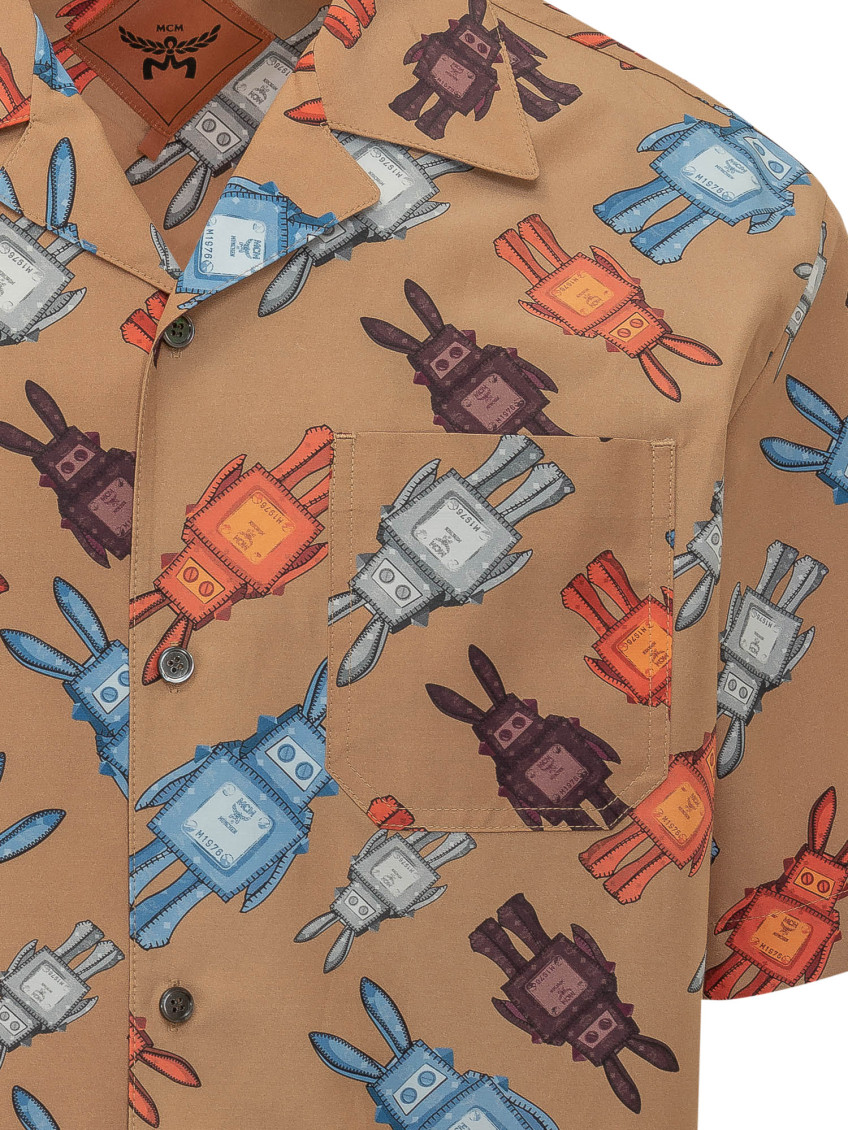 Brown Regular Printed Shirt
