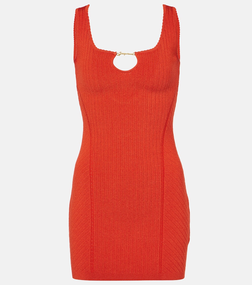La Mini Robe Sierra ribbed-knit minidress