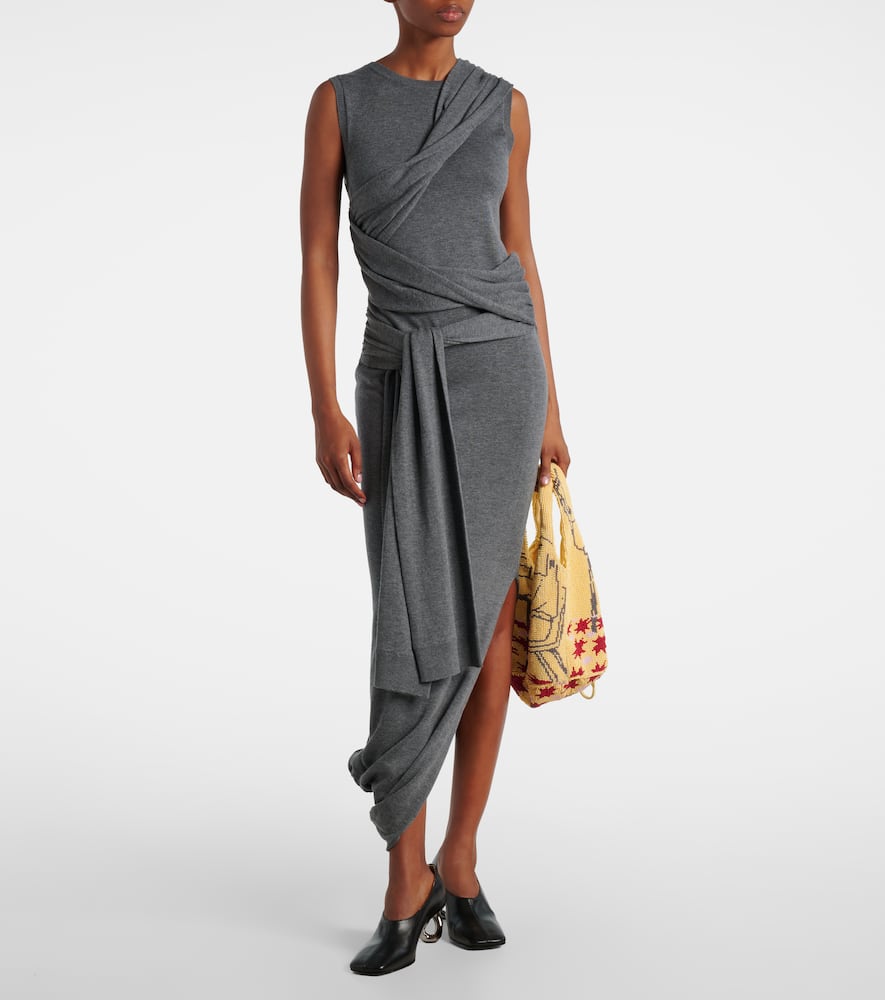 Draped dress