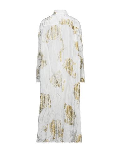 Woman Midi dress White Size XXS Cotton, Silk, Metal