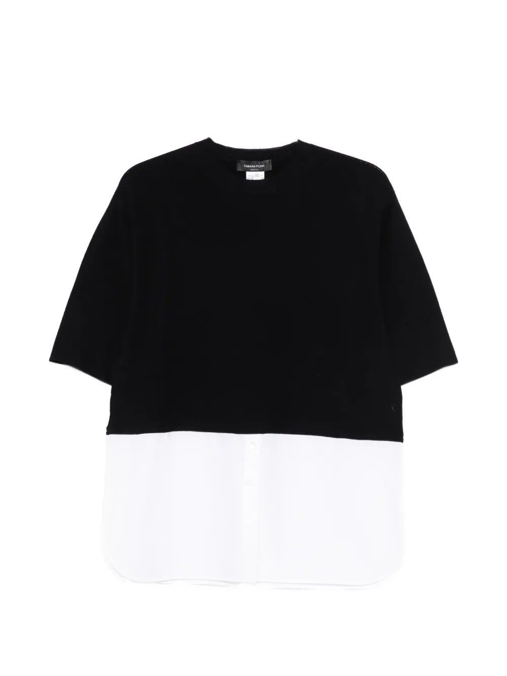 Cotton Popelibe Detail Sweater