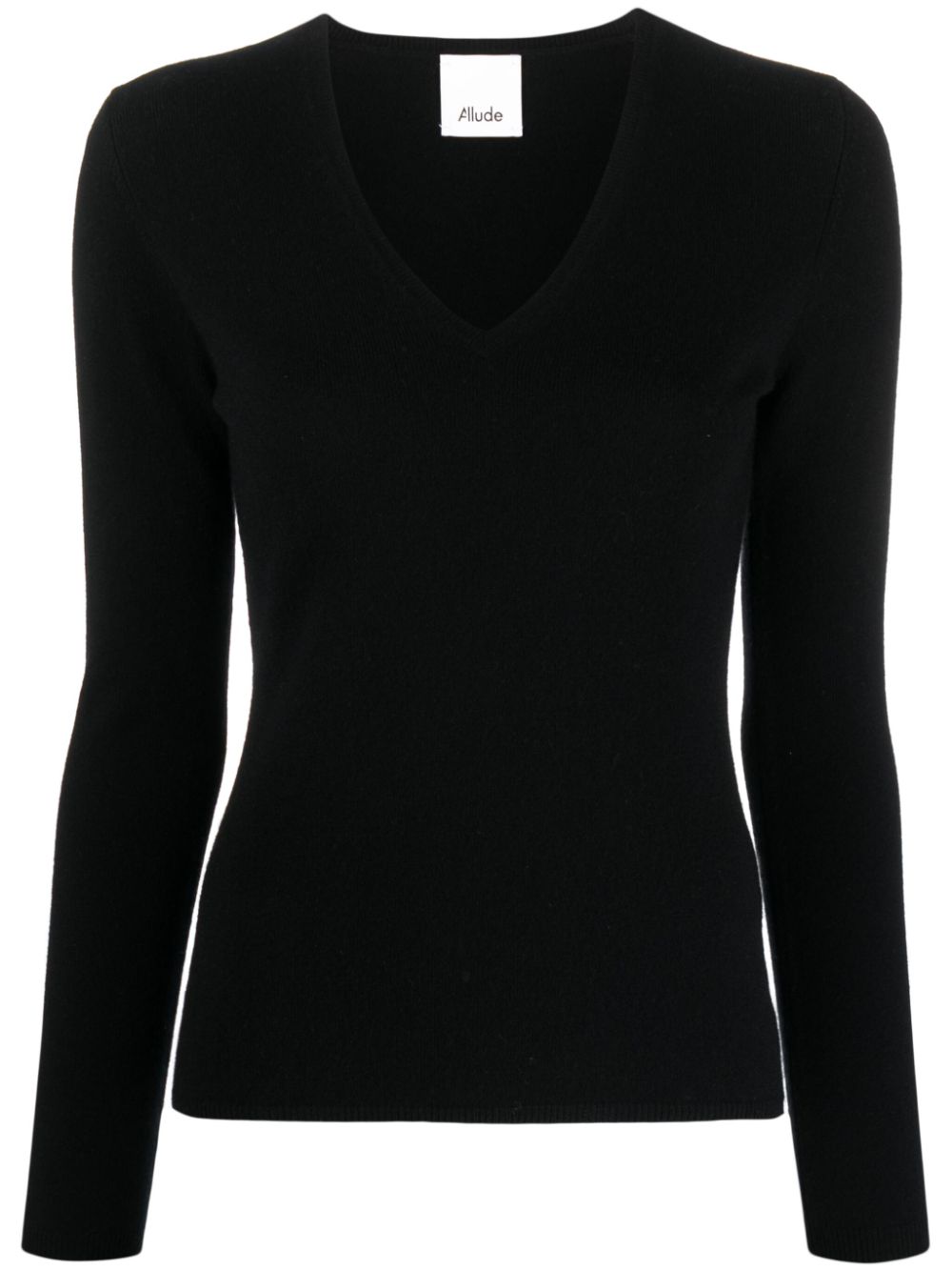 V-neck cashmere jumper - Neutrals