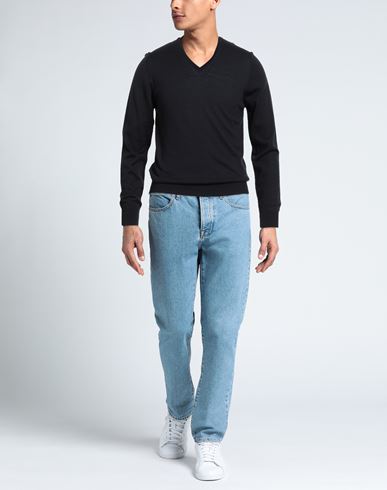 Man Sweater Midnight blue Size 48 Merino Wool