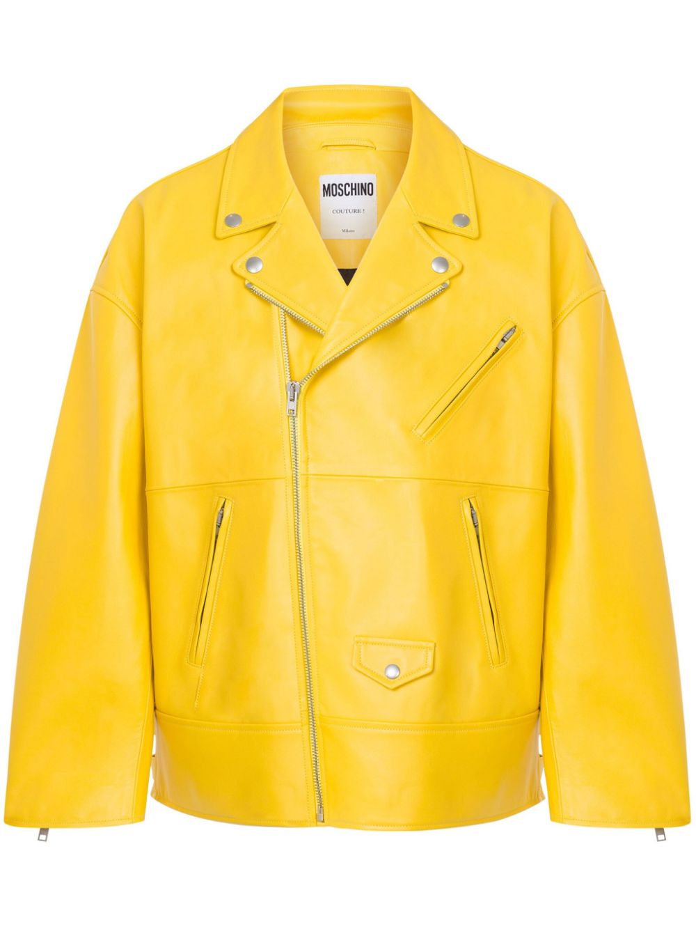 Smiley-print jacket - Yellow