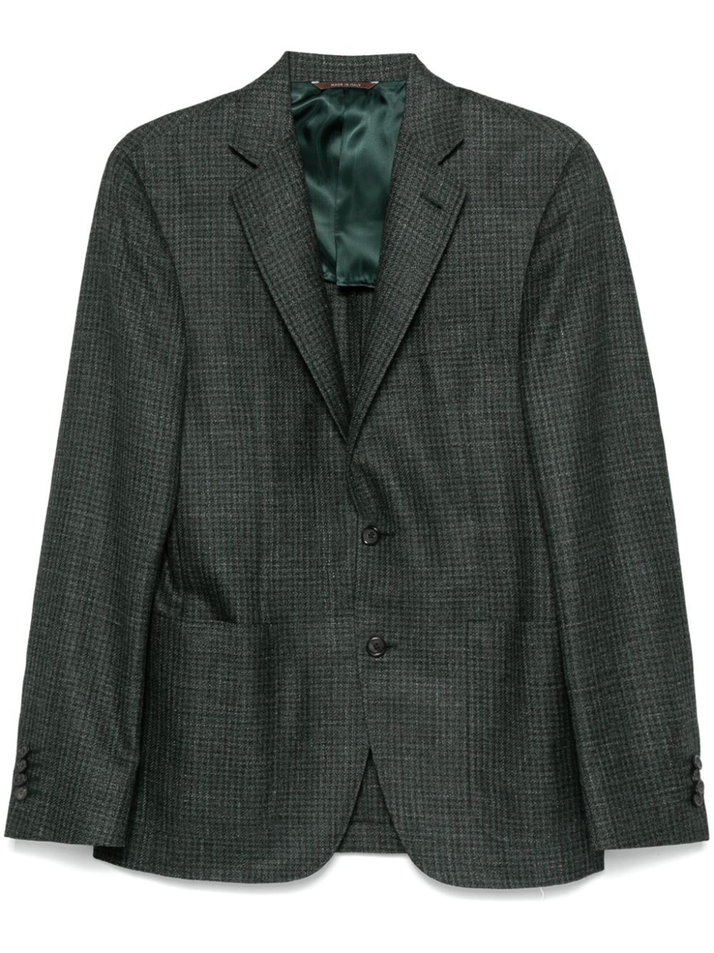 Houndstooth blazer - Green