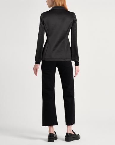 Woman Blazer Black Size 6 Polyamide, Elastane