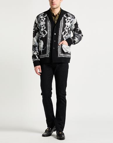 Man Jacket Black Size 38 Virgin Wool, Polyester, Viscose