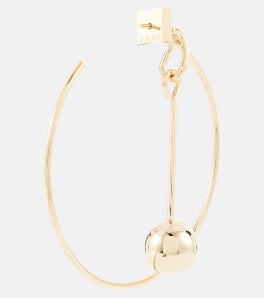Jacquemus Asymmetric hoop earrings