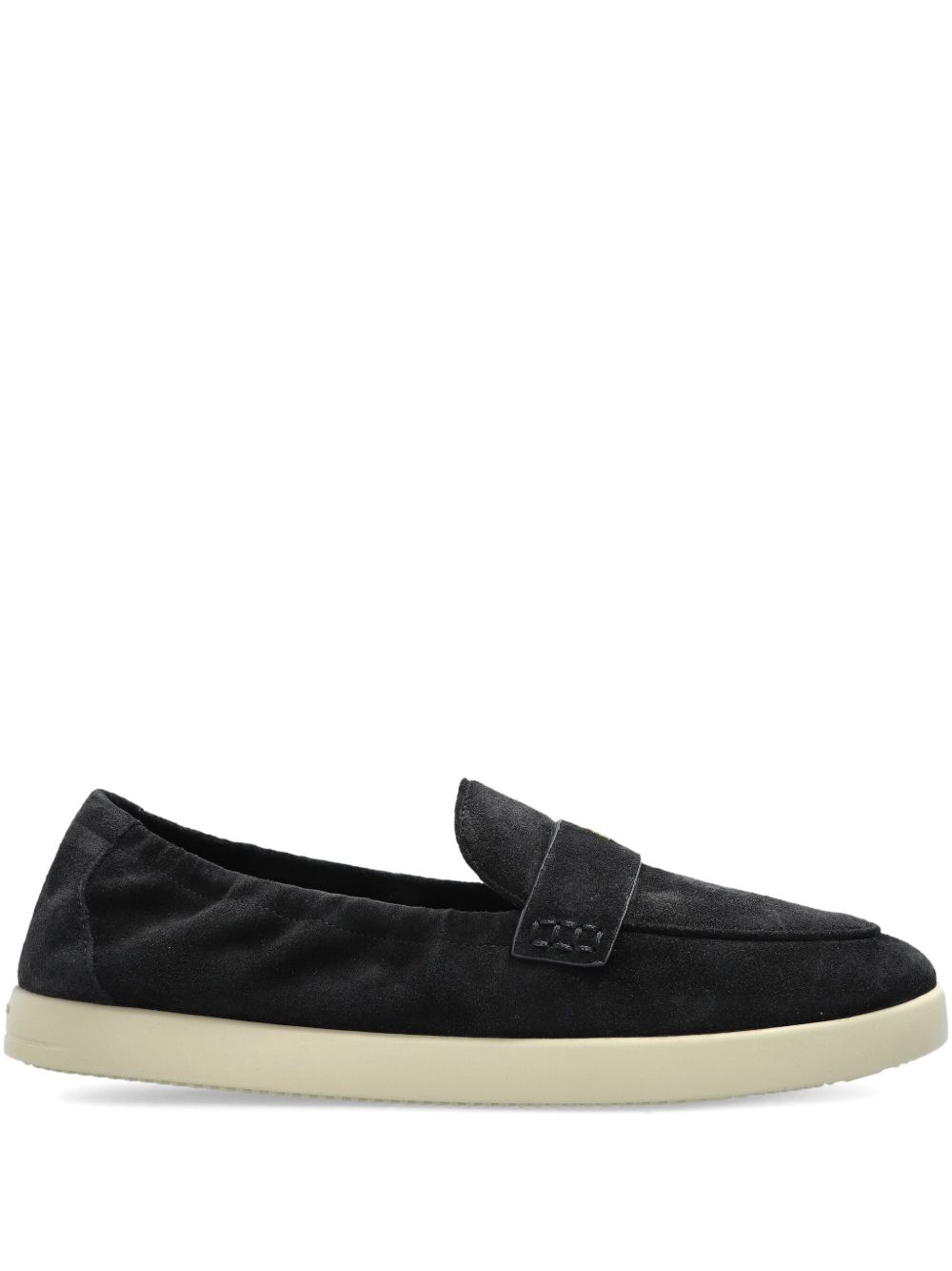 Suede slip-on loafers - Blue