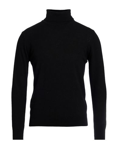 Man Turtleneck Black Size S Wool, Viscose, Cashmere, Polyamide
