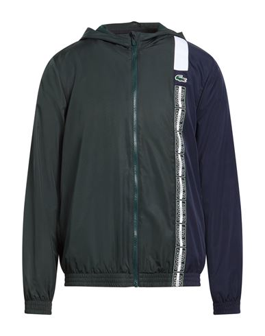 Man Jacket Dark green Size 40 Polyester