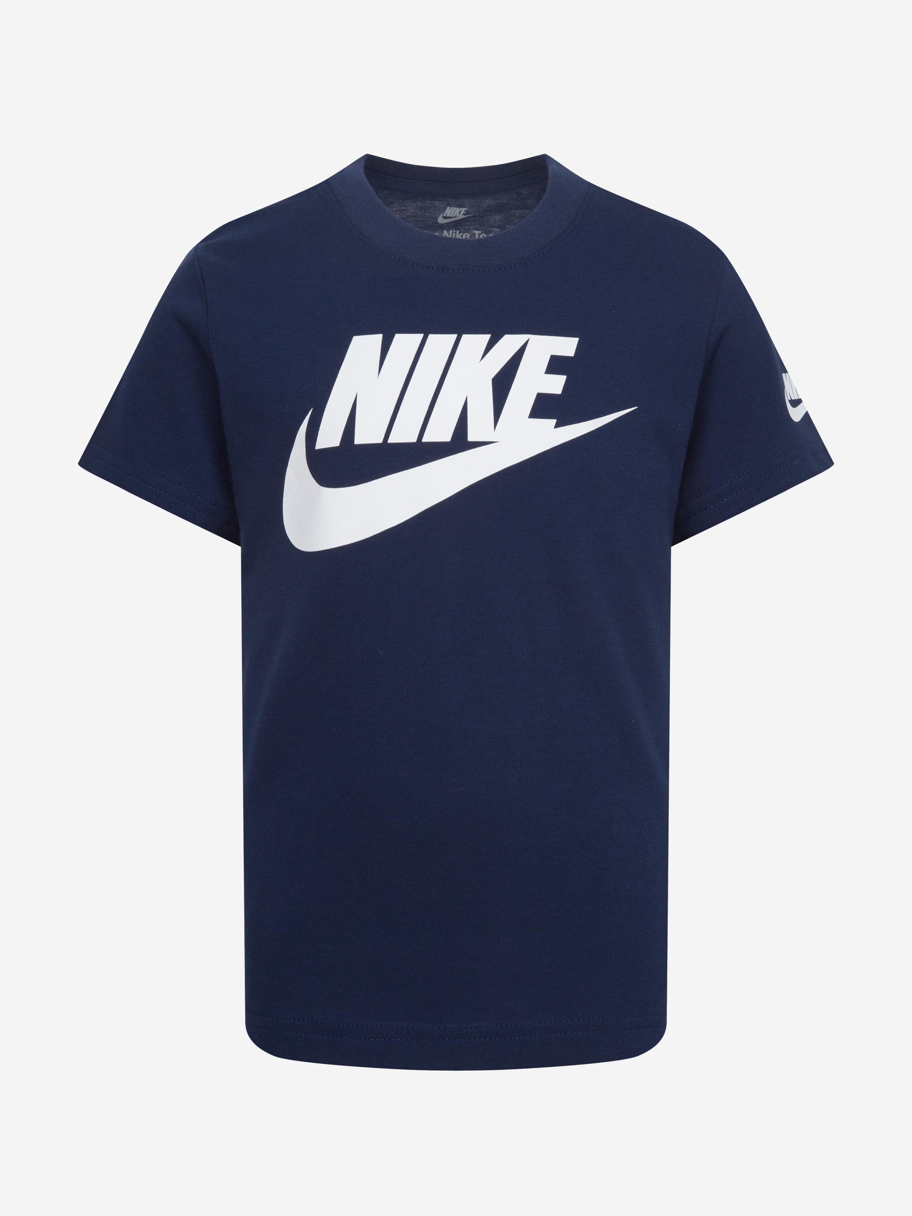 Nike Kids Futura Evergreen T-Shirt in Navy