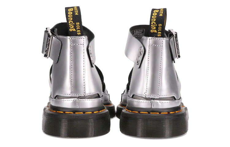 (WMNS) DrMartens Clarissa Thick Sole Sandals Silver